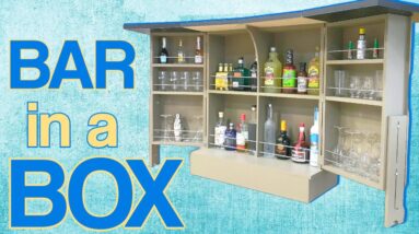 Build A Mobile Bar | DIY Bar In A Box