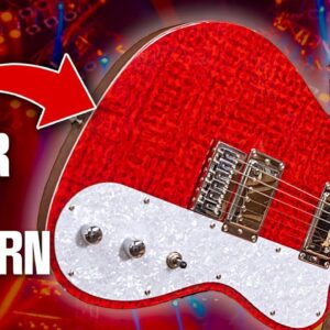 DIY Guitar Build! Ingenious Way of Adding Color and Patterns