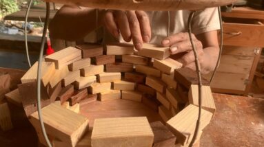 Ideas For DIY Woodworking From Wood Chips // Meticulously Crafted Work Of Art