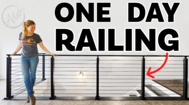 Easy Cable Stair Railing | The Best DIY System