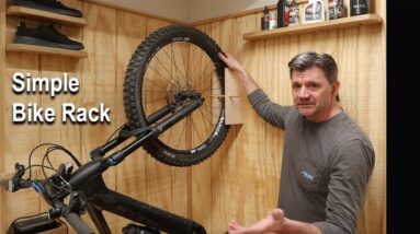 Make a Simple Bike Rack - Solid EMTB Bike Hanger