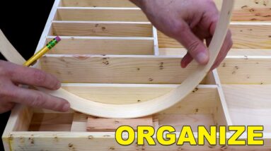 This drawer organizer was an exercise in correcting dumb mistakes lol