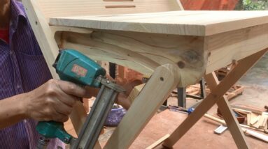 Excellent Woodworking Ideas // How To Make A Simple But Super Beautiful And Convenient Study Table
