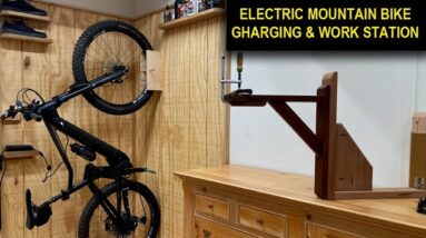 Electric Mountain Bike Storage & Charging Station / EMTB