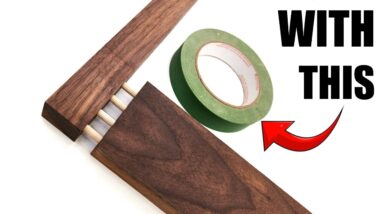 Line Up Dowels PERFECTLY the Easy Way - Essential Woodworking Knowledge