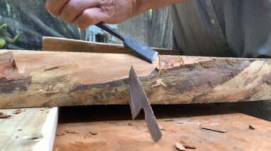 Amazing Work From Solid Wood // How To Build A Solid Dining Table From Solid Wood - DIY!