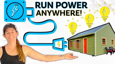 How to Run Underground Power to a Shed the Easy Way