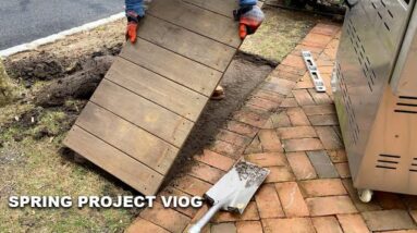 Spring Project Vlog #1 Moving Plants and The Grill