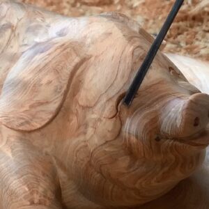 Skillful Wood Carving Techniques Of Young Craftsmen // Sculpting A Surprisingly Cute Pig