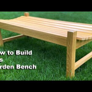 How to Build an Outdoor Garden Bench / Woodworking Project