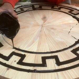 Beautiful Woodworking Design // How To Make A Coffee Table With Exquisite Handmade Patterns