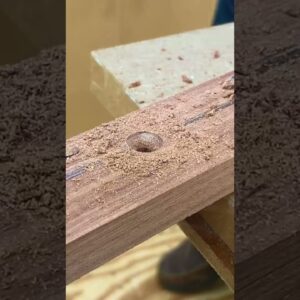 Stop Splitting Wood - Pre-drill Countersink and Drill a Pilot Hole #shorts