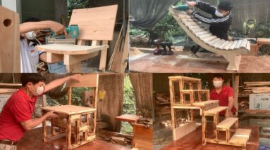 Unique Creative Woodworking Ideas // How To Make Practical Chairs In Life