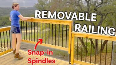How to Install Railing and Make it Removable