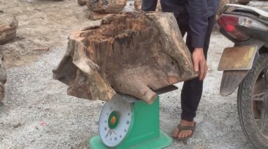 The Art Of Woodworking From Rotten Wood // A Work Of Art Molded By The Hands Of A Young Craftsman