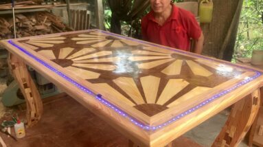 The Most Amazing Creative Woodworking Design // Make Your Own Unique Coffee Table