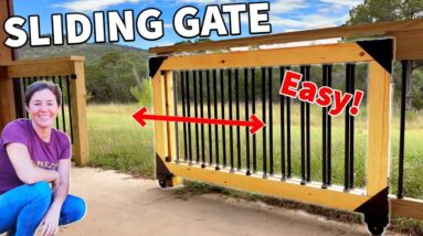 DIY Sliding Gate | Fix a Sagging Gate
