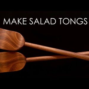 Make Wooden Salad Tongs / Scrap Wood Project