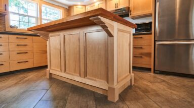 Making a Modern Kitchen Island - Full Build Video