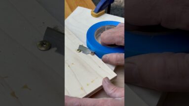 Painters Tape / Make Two Rolls From One  #shorts
