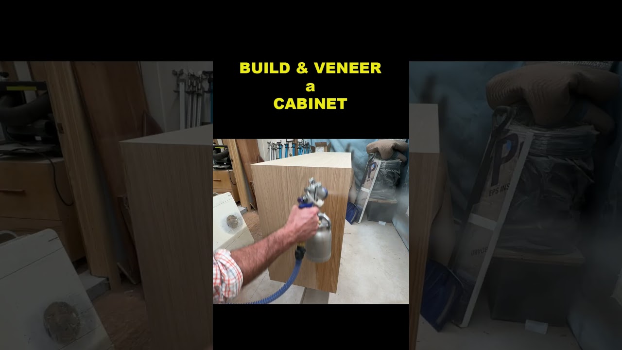 How to Veneer a Cabinet #diy #woodworking #homeimprovement