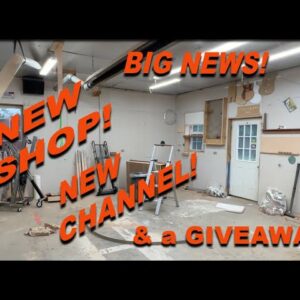 New Wood Shop! New Channel! and a  Giveaway!