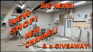 New Wood Shop! New Channel! and a  Giveaway!