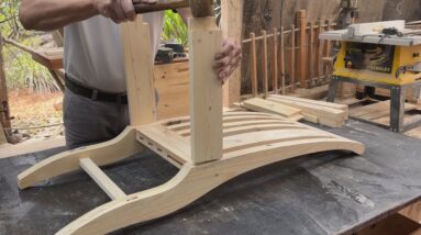 The Most Creative Woodworking Design Ideas Of Carpenters // Secret Hidden In This Unique Chair