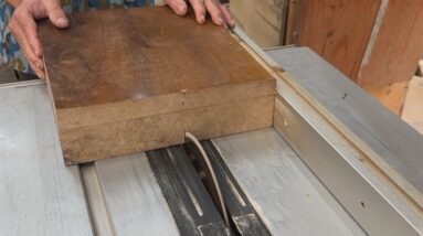 Carefully Crafted Idea Inspired By A Radio // DIY Vintage Wooden Tissue Box