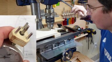 Drilling holes accurately / Lens curvature gauge