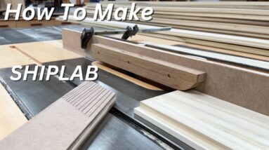 How to Make Shiplap - Sauna Project