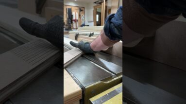 How to Make Shiplap #shorts #shiplap #sauna #woodworking