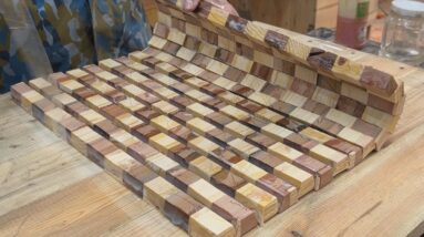 Unique Inspirational Craft Ideas // Perfect Combination Of Coffee Table And Chess Board