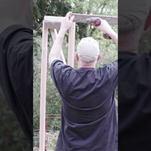 Making A Tomato Trellis #woodworking #diy #trellis #tomatoes #Making #woodworking #gardening