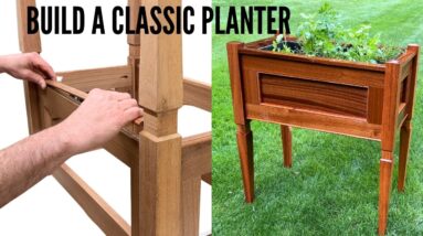 Build a Classic Planter Box - Jon Peters Woodworking Project