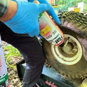 How To Use FlatOut Tire Repair / Fix a Flat Tire