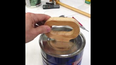 Coffee can handbell #diy #woodworking #noisemakers