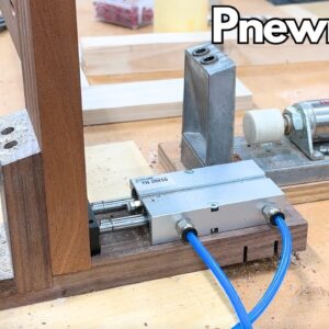 Pneumatic Pocket Hole Jig / Test Run - Will it Work?