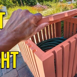 Simple garden storage container. LIMITED TOOLS NEEDED!