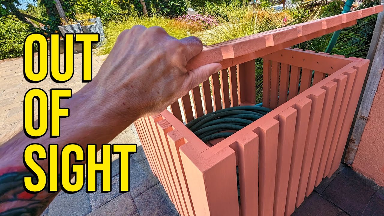 Simple Garden Storage Container. LIMITED TOOLS NEEDED!