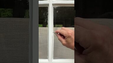 Better to do This Job Myself - Reglaze and Paint Window
