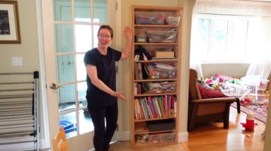 Building a bookcase with Rachel