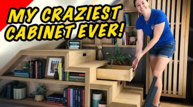 Storage Under Stairs | How to Make Built-In Drawers
