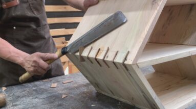 Useful Wooden Pallet Design And Construction // DIY Wooden Cabinet Wwith Unique Modern Design