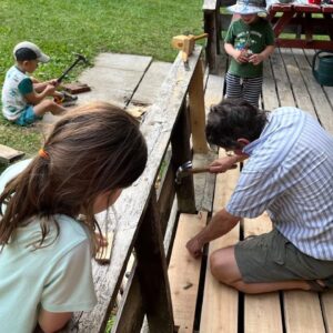 Amogla camp: doing half-assed repairs on purpose