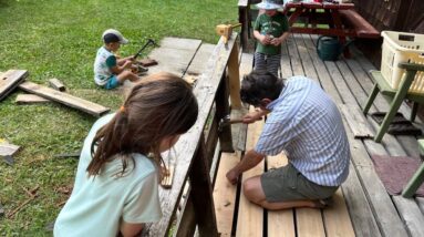 Amogla camp: doing half-assed repairs on purpose