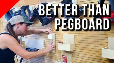 I Invented a New DIY Storage System! Better than Pegboard or French Cleats?