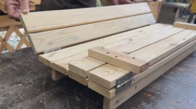 Realistic Ideas From Wooden Pallets // How To Make A Folding Outdoor Camping Table And Chair Set