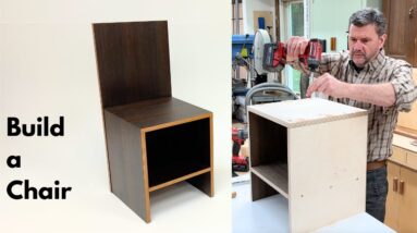 DIY Modern Outdoor Chair - How to Build