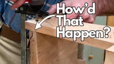 Don't Forget to Pre Drill - Woodworking Basics